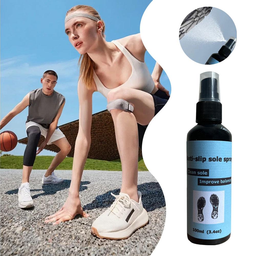 Basketball Schuh Grip Spray 100 ml Anti-Slip Sohle Spray Spray Für Basketball Schuhe Schuh Sohle Schutz Verbessert Traktion clea P6L6