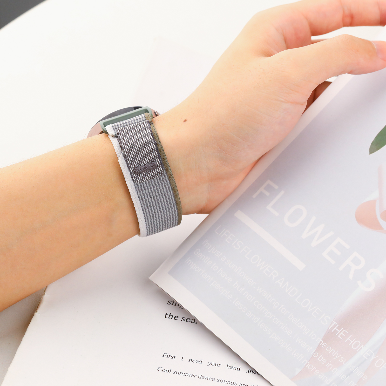 Ремешок с петлей для Samsung Galaxy watch 7 6 5 4 44 мм 40 мм/FE/5 Pro 45 мм Нейлоновый браслет correa watch6 classic 47 мм 43 мм Ремешок