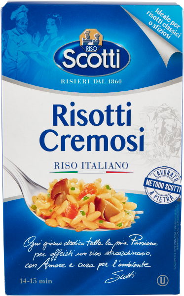 Riso Risotti Cremosi Reis 800g - Scotti
