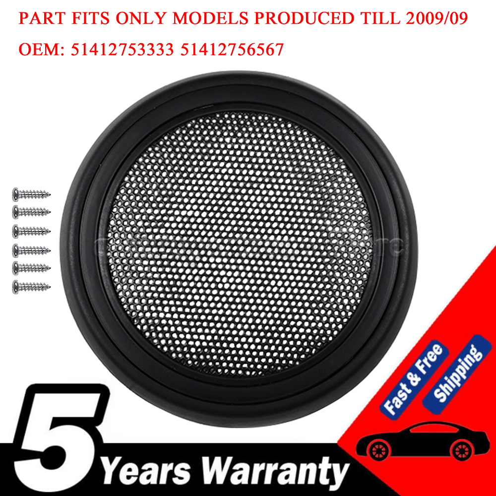 Penutup Speaker pintu depan kisi-kisi 51412753333 untuk MINI R56/R57 untuk BMW untuk MINI CLUBMAN R55 untuk Mini R55-R59 51412756567