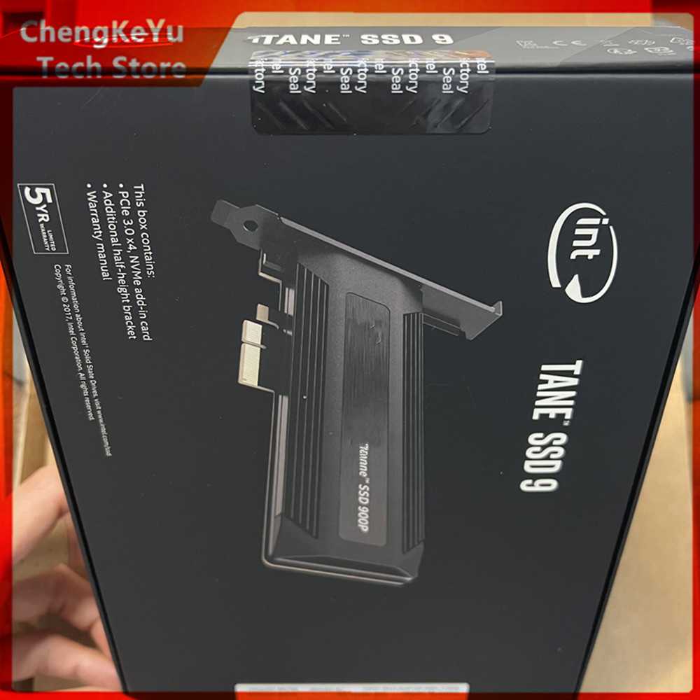 New&original For Intel optane SSD 900P 280G AIC HHHL PCIE3.0X4 NVME add-in card 5.11PBW 10DWPD solid-state drive SSDPED1D280GAX1