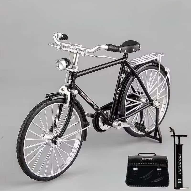 Simulation retro 28 metal die-cast bicycle model creative DIY home decoration 1:10 decoration adult fun toy decoration crafts