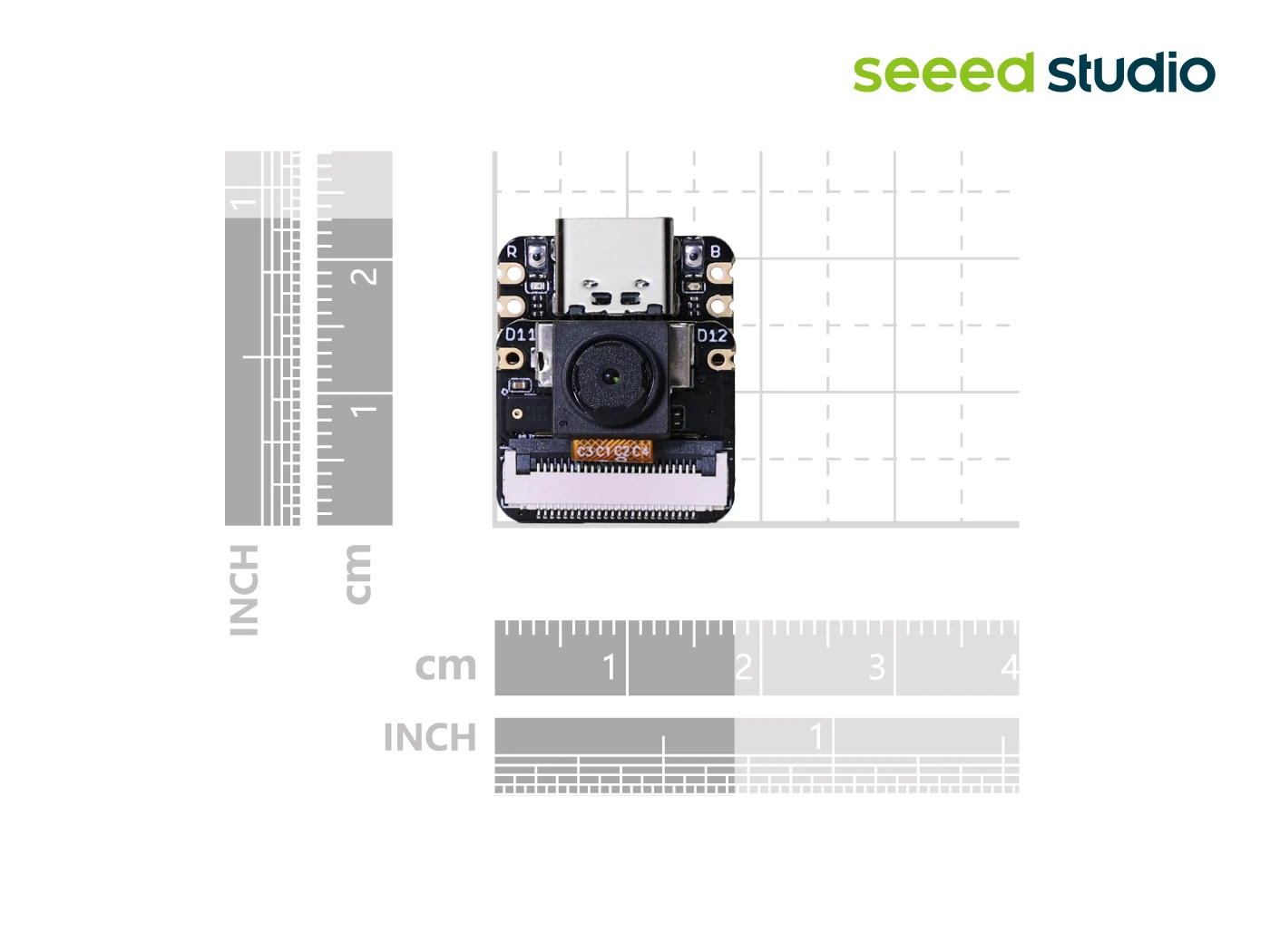 Seeed Studio XIAO ESP32 S3 Sense-seeeduino xiao esp32s3 sense with OV2640 Camera Sensor, 2.4GHz Wi-Fi,BLE 5.0,Microphone, 8MB