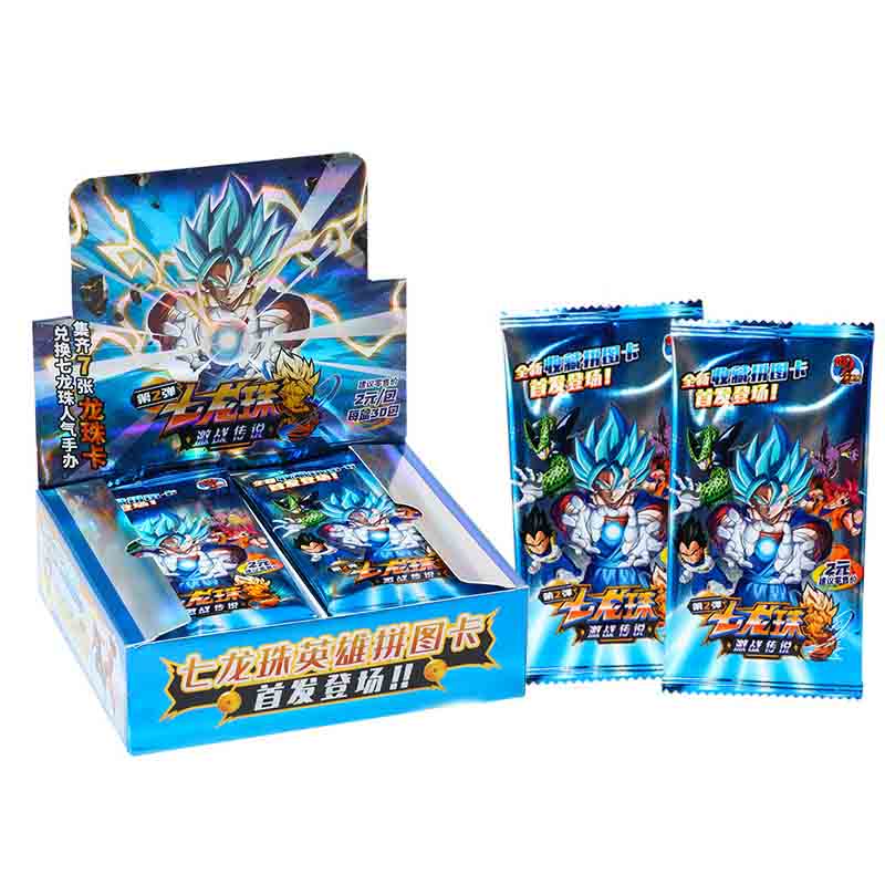 คอลเลกชัน Dragon Ball การ์ดเงา Son Goku Saiyan Vegeta Trading Proxy แฟลชการ์ด Gam Anime Battle Carte สําหรับของขวัญเด็กของเล่น