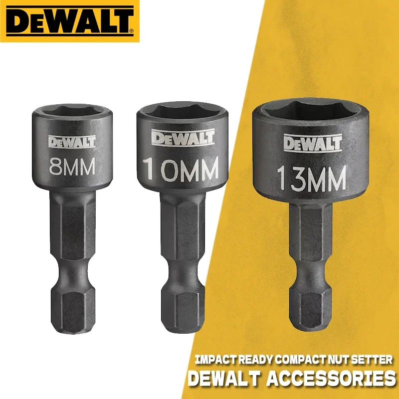 DEWALT DT7462//DT7463//DT7464 Компактная гайка 8/10/13 мм Шестиугольная ручка Аксессуары с магнитной втулкой N 597434 /Н 597284 /Н 597437