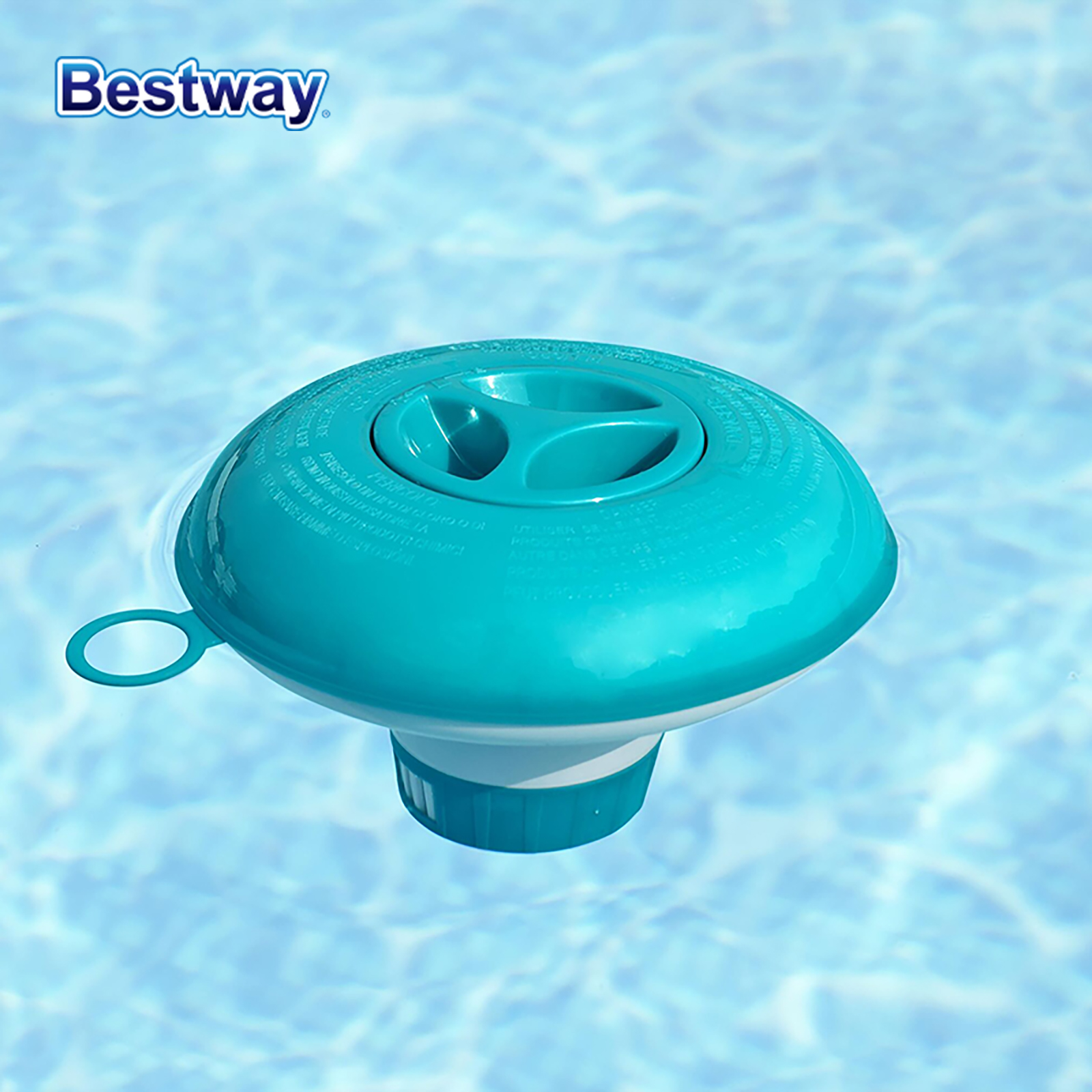 Bestway 58210 5 Zoll/12,7 cm Schwimmer, Chlor-Tabletten-Spender, Aquarium-Chlor-Tabletten-Spender für Whirlpools, drinnen und draußen