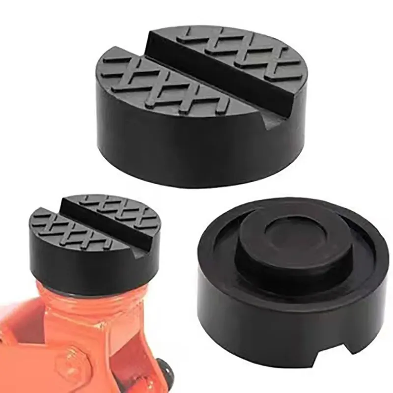 Soporte para gato de elevación de coche, almohadillas de goma, rueda Dolly, marco de suelo ranurado, adaptador de riel, herramientas de reparación para Lexus Subaru Fiat Volvo
