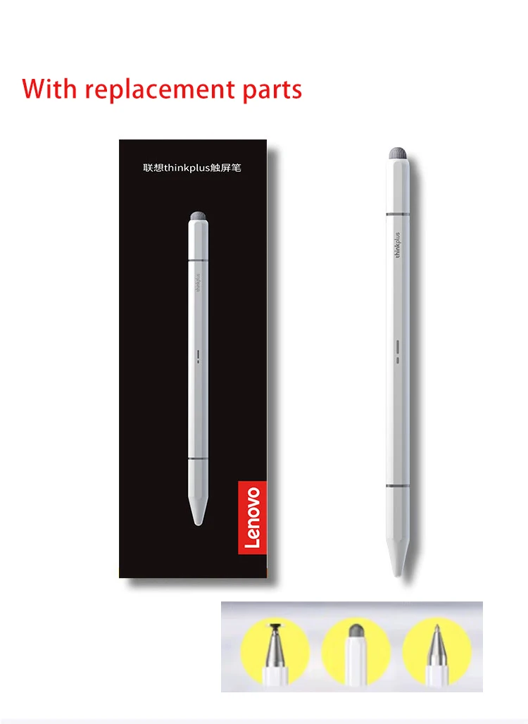 Lenovo Thinkplus Bp28 Universal three pen tips stylus For Android IOS  Screen For iPad Pencil Huawei Xiaomi Samsung Tablet Pen