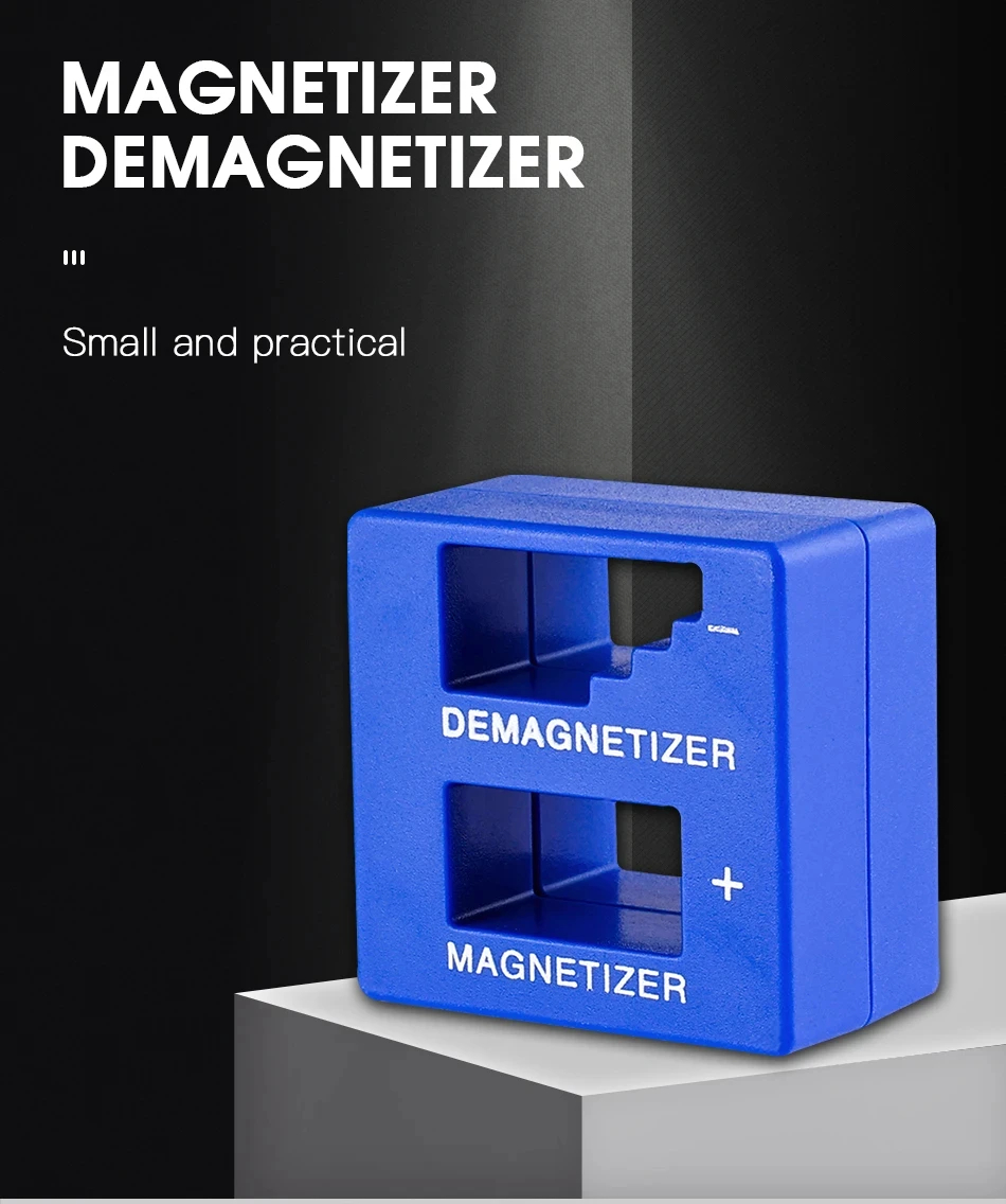 Screwdriver 2 in 1 Magnetizer Demagnetizer Professional Magnetizing Pickup Tool for Screw Driver Drill Bit Hand Tool Parts