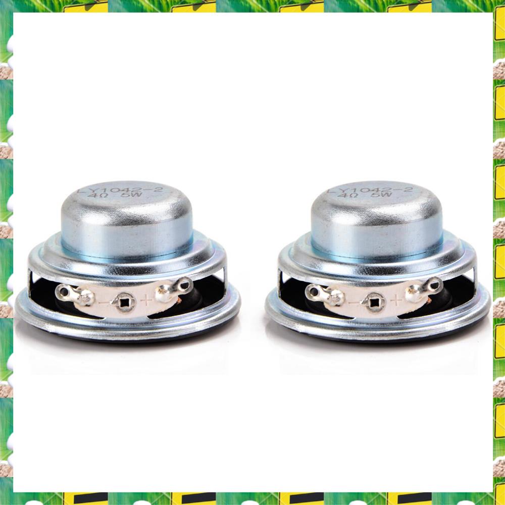 3C Electron 2 Stücke 40 MM Mini Audio Tragbare Lautsprecher 16 Kern 4 Ohm 5 Watt Breitbandlautsprecher Gummi Seite Magnetlautsprecher, 2 Stücke 4