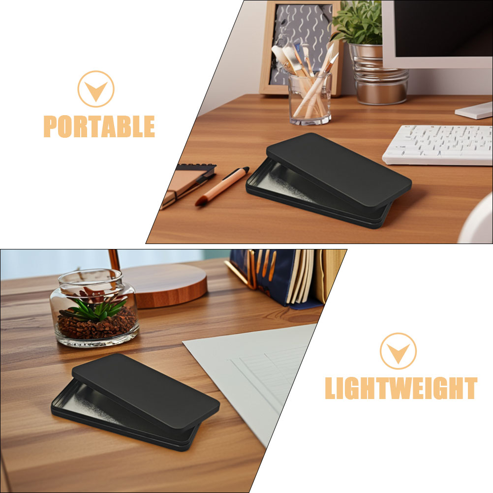 2-teiliges verstecktes Geldkassetten-Schmucktablett, Währungshalter mit Deckel, schwarzes Weißblech für Tabletts