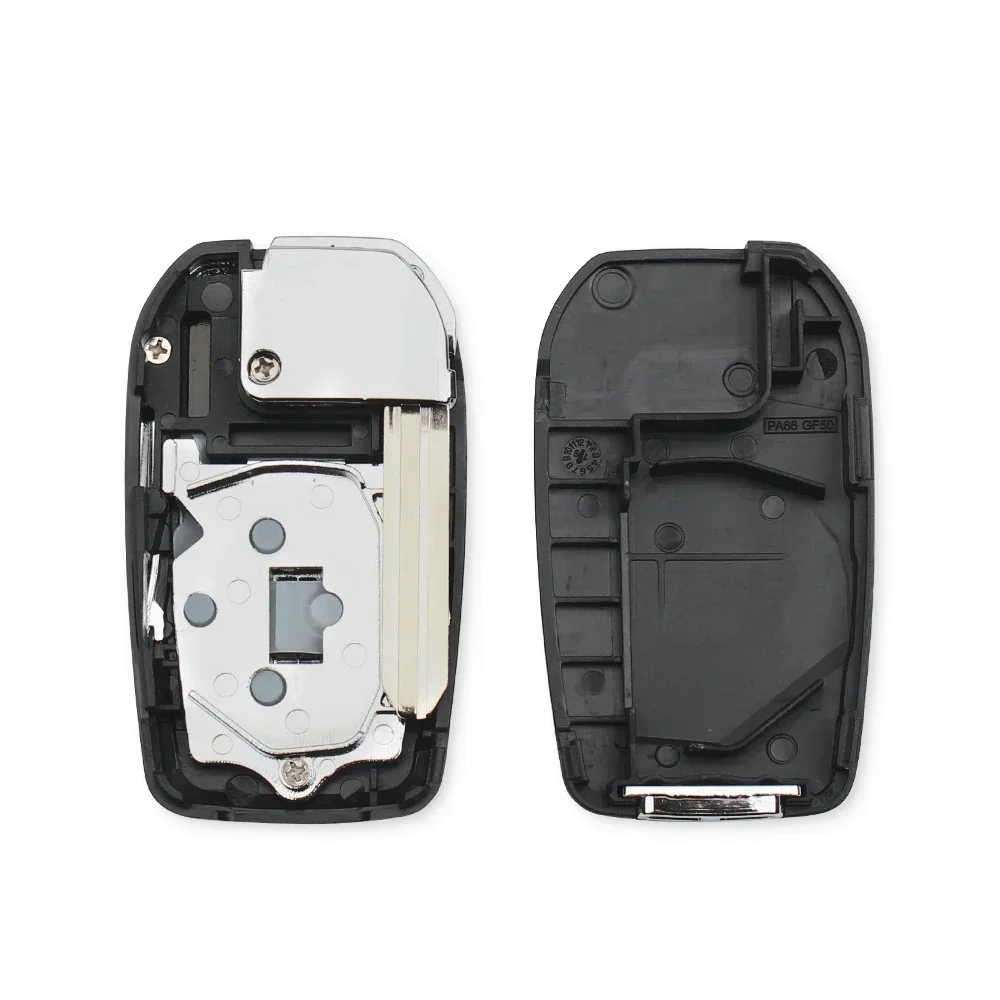 KEYYOU-Caso chave flip modificado para Toyota, Reiz, Camry, Rav4, Yaris, Corolla, 4, Runner, Avlon, 2, 3, 4 Botões
