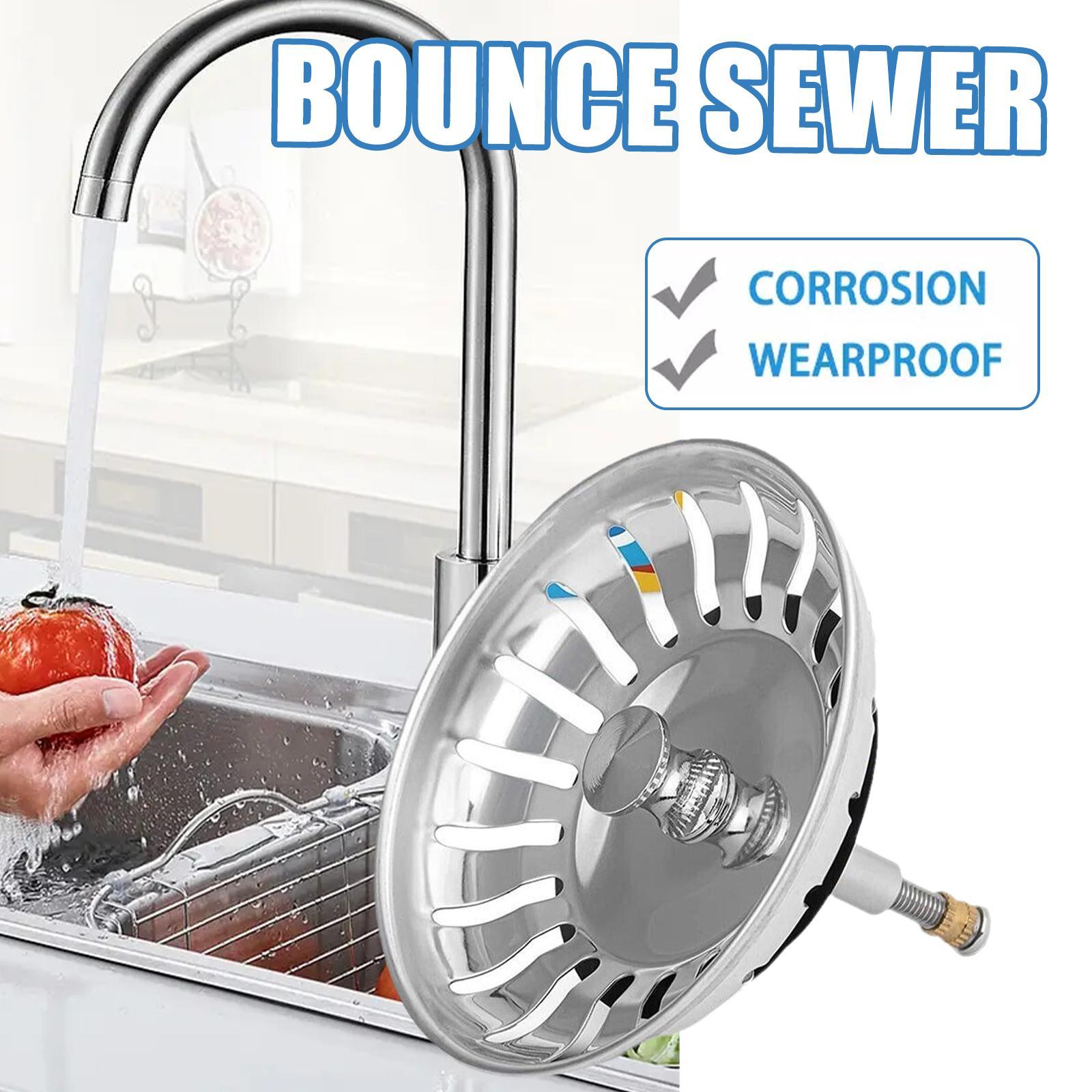 Stahl Ersatz Sieb 79/82mm Küche Stopper Becken Abtropffläche Stecker Leach Wasser Filter Waschbecken Korb Abfall Belastung A1p0