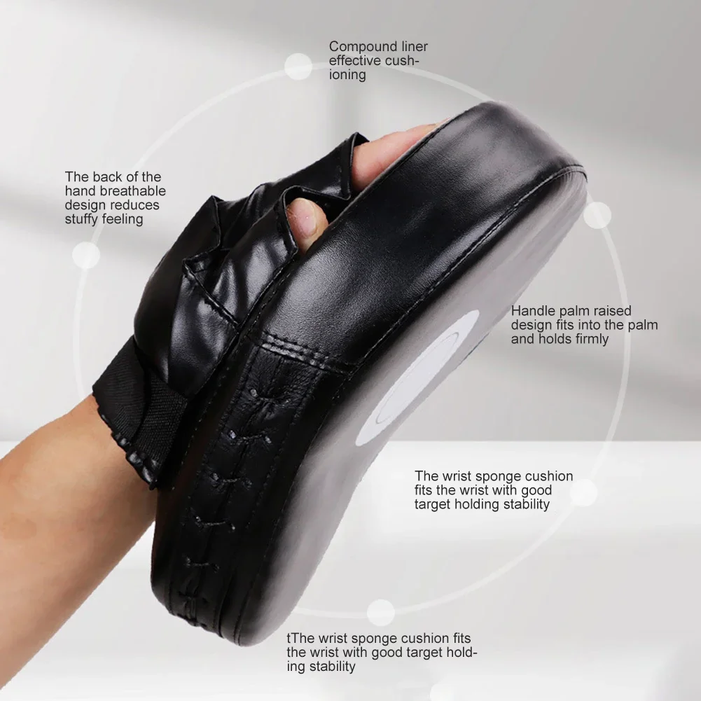 1PC Kick Boxing Gloves Pad PU Leather Punch Target Bag for Adults Kids MMA Karate Muay Thai Free Fight Sanda Training Equipment