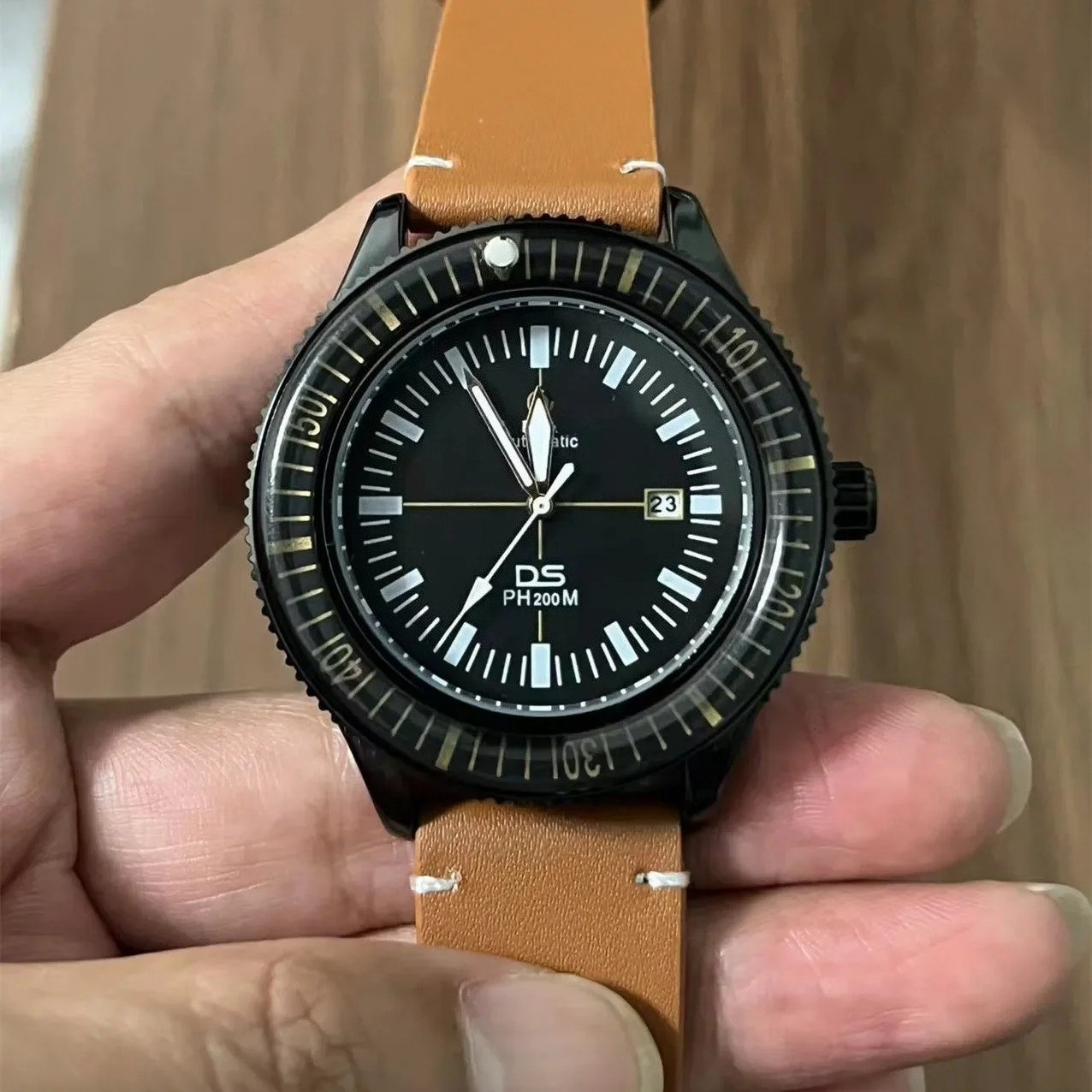 Nova moda marca de luxo relógios pulseiras de couro de alta qualidade não mecânico relógios de quartzo negócios casuais relógios masculinos