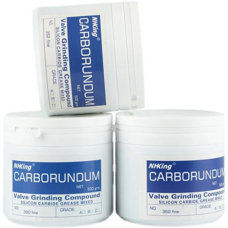 NNHKING CARBORUNDUM-Pasta de lixar aço, Composto de moagem, Ideal para cilindro de válvula do motor, 362, 360Fine, 500g