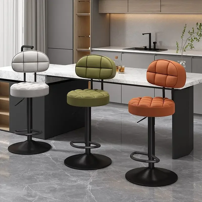 Bar chairs, high legged stools, adjustable backrests, rotating bar stools, homecash register counters, coffee chairs