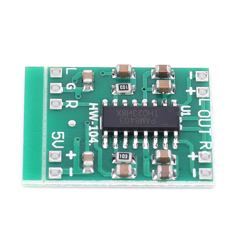 Pam8403 Mini-Leistungs verstärker platine 2x3w 2-Kanal-Stereo-Digital-Audioverstärkermodul für Arduino 2,5 V-5,5 V USB-Netzteil