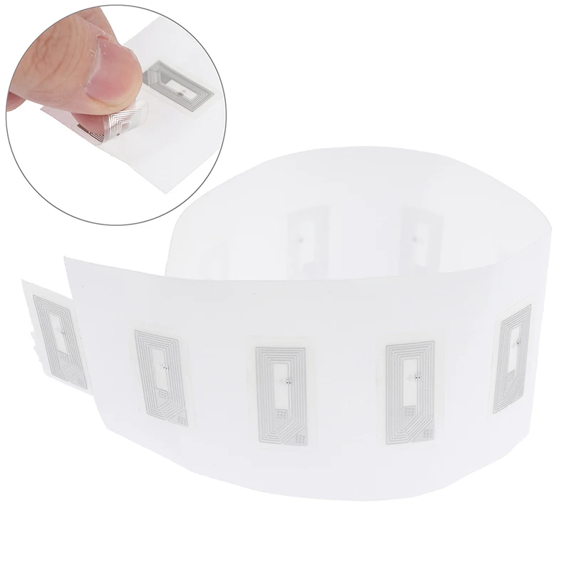 10 Stuks Nfc Chip Ntag213 Sticker Natte Inlay 2*1 Cm 13.56 Mhz Rfid NTAG213 Label Tag Dropshipping