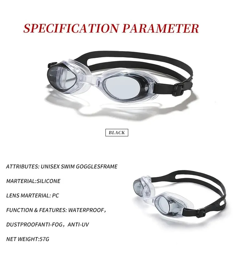 Swimming Goggle HD Silicone Waterproof and Anti-fog Women Men's Diving Equipment Small Frame Adult Swimming Glasses