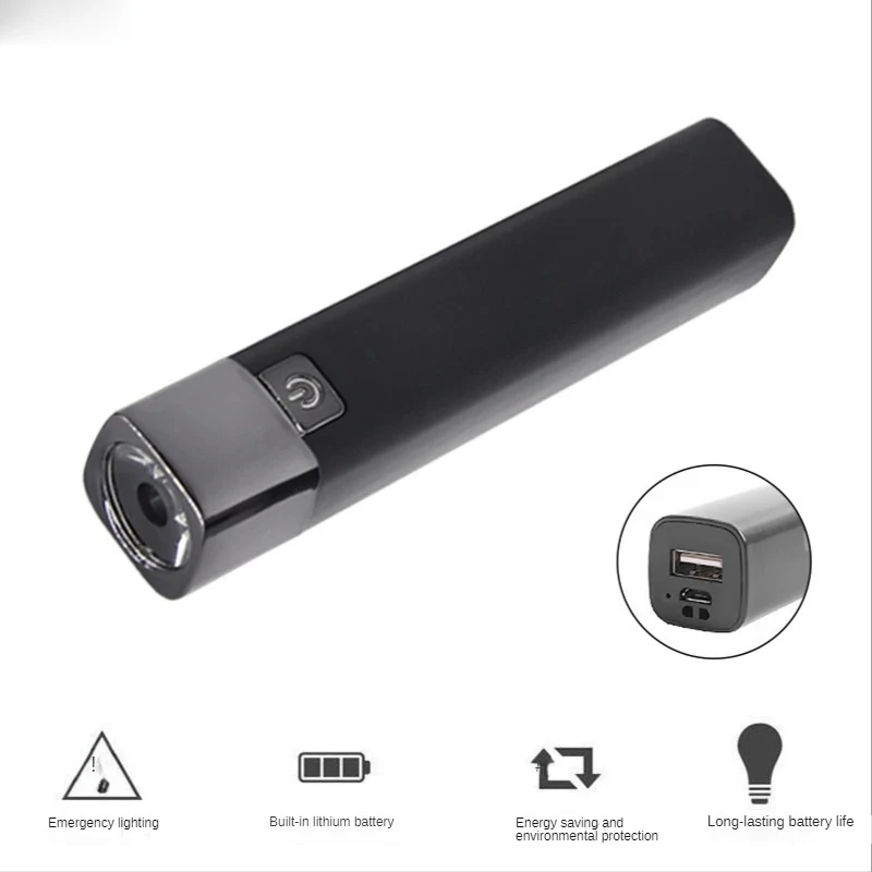 ไฟฉาย USB กันน้ำมากๆสว่างแบบพกพาไฟฉายโคมไฟแบบชาร์จสำหรับในร่มเล่นกลางแจ้งตั้งแคมป์และตกปลา