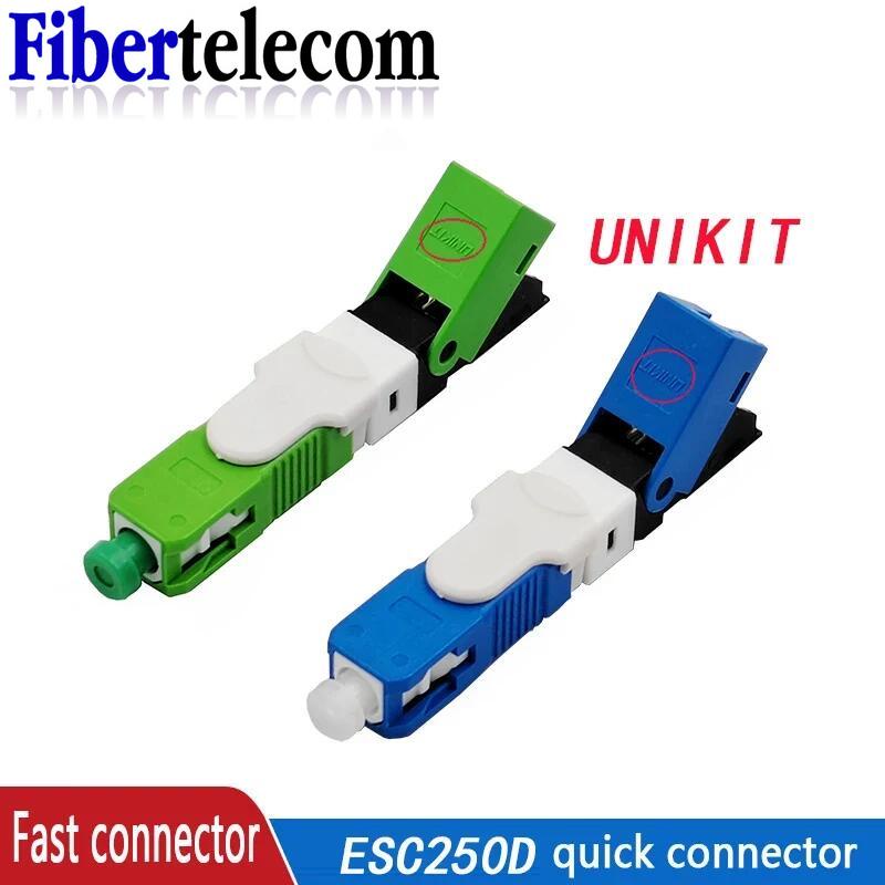 Oryginalna marka UNIKIT ESC250D FTTH SC UPC szybkie złącze światłowodowe SC FTTH światłowodowe szybkie złącze wbudowane 100% oryginał