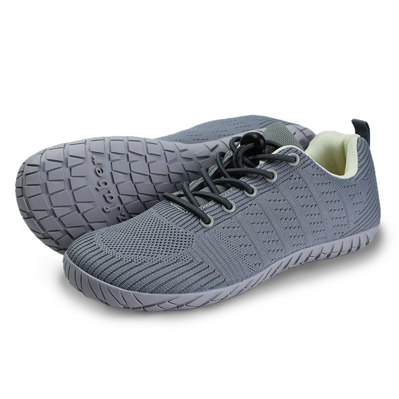 ZZFABER Zapatillas de deporte descalzas para hombre, zapatos casuales suaves, zapatos deportivos cómodos y transpirables para mujer, zapatillas de gimnasio para caminar, zapatos de punta ancha