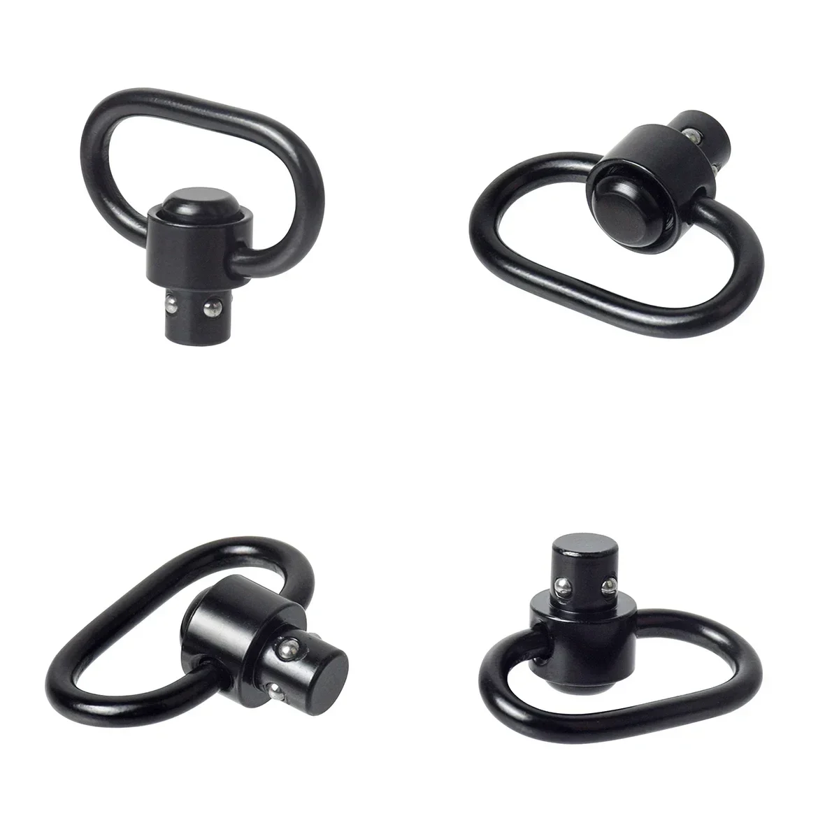 Pulsador de separación rápida resistente con soporte giratorio QD de 1,25" giratorios 360 °   Giratorio para eslinga de rifle de dos puntos fácil de montar