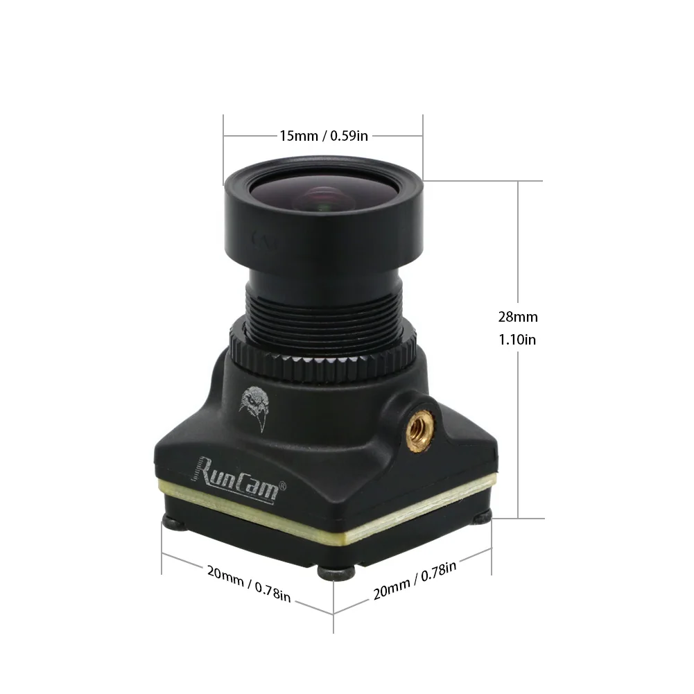 RunCam Night Eagle 3 V2 1500TVL 8.5g Ultra léger FOVD NTSC/PAL CMOS FPV Starlight caméra de Vision nocturne pour Drone FPV RC