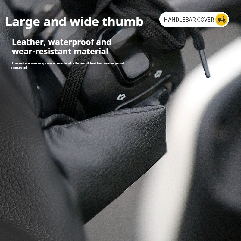 Муфты на руль мотоцикла, зимнее оборудование, рукавицы, теплые перчатки, водонепроницаемые наручники, чехол на руль велосипеда, чехлы для рук, грелки