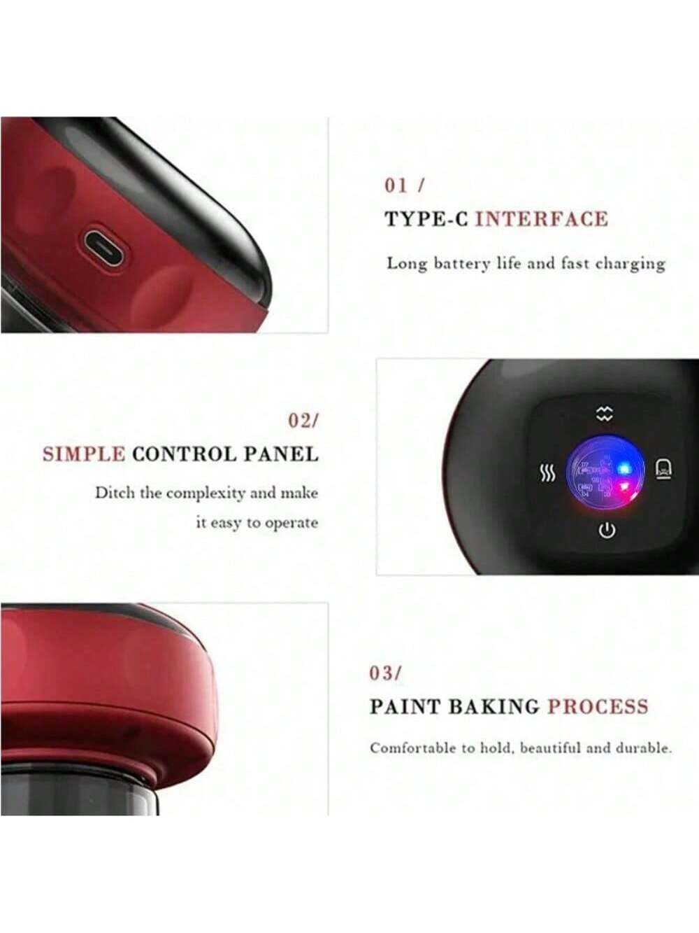 Elektrisch vacuüm cupping, schrapen, huidmassageapparaat, lichaamsverwarming, schrapen, behandelset met zuignap, gezondheid en draagbaarheid