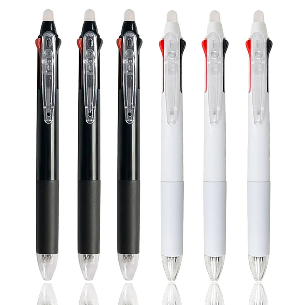 Creative 3 in 1 ปากกาหลากสี 0.5 มม.Erasable GEL ปากกาชุดหมึกเมจิก 3 สีเติมล้างทําความสะอาดได้ Handle สํานักงานเครื่องเขียนโรงเรียน
