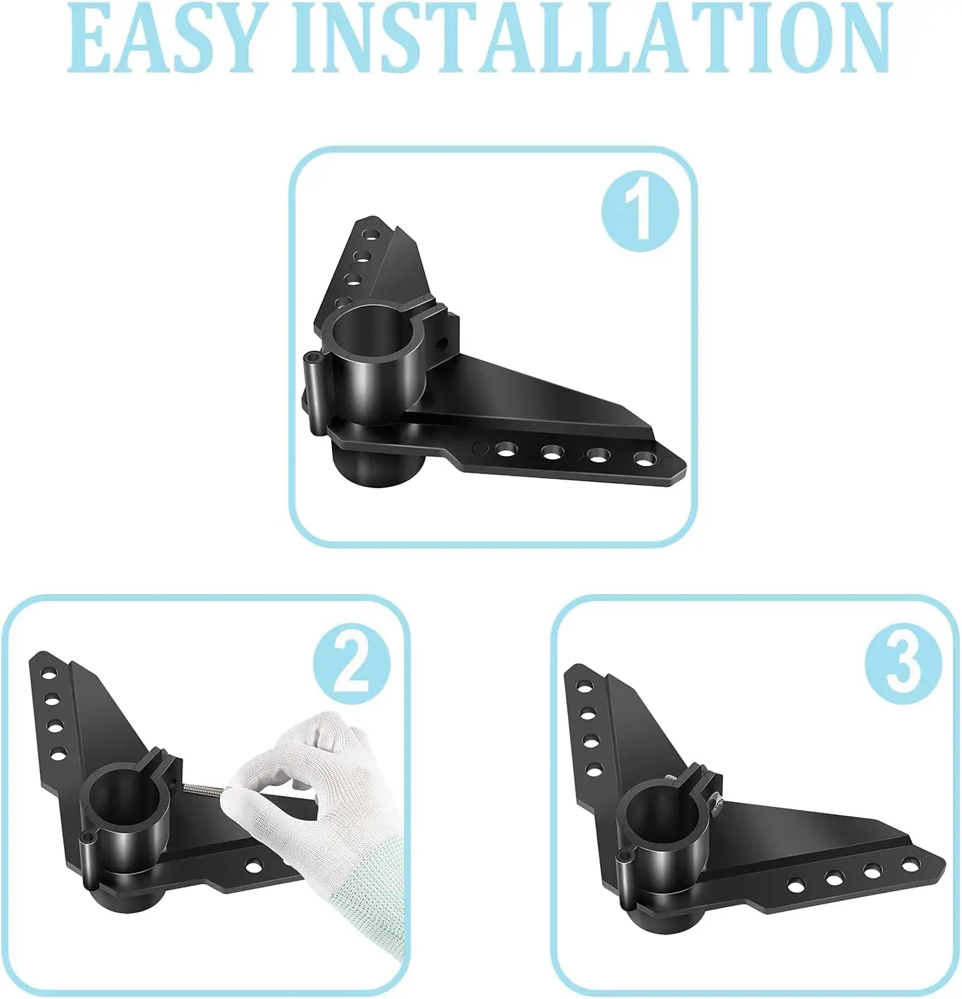 TM-triángulo de dirección para NK-180S, Compatible con Motor de Kayak sin escobillas, motores de arrastre de Kayak y otros motores auxiliares