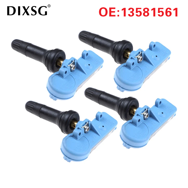 4 шт. датчик давления в шинах 13581561   TPMS для Cadillac CTS STS SRX Chevrolet Camaro Express 2500 Silverado 1500 GMC Acadia Yukon