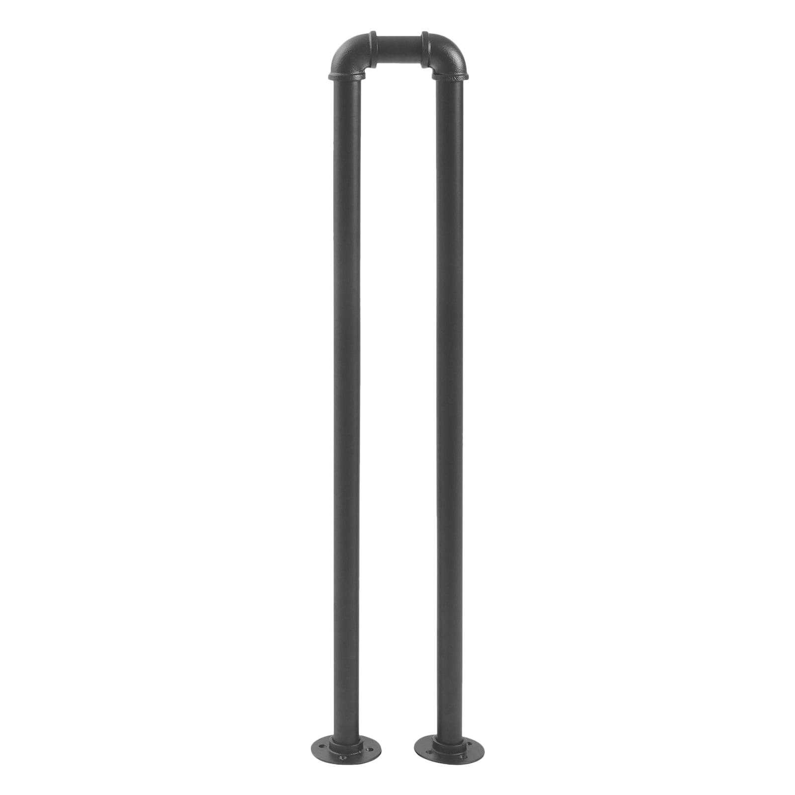 85/100CM Industrial Metal Handrail Elderly Support Stair Railing Black