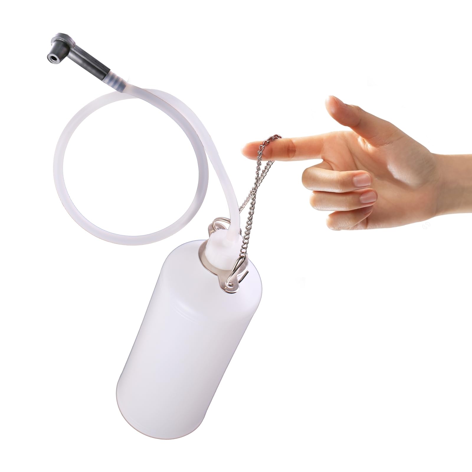 1L Brake Bleeder Bottle Oil Change Purge Tank Tubes Repair Tool With 2 Hoses and 2 Connectors