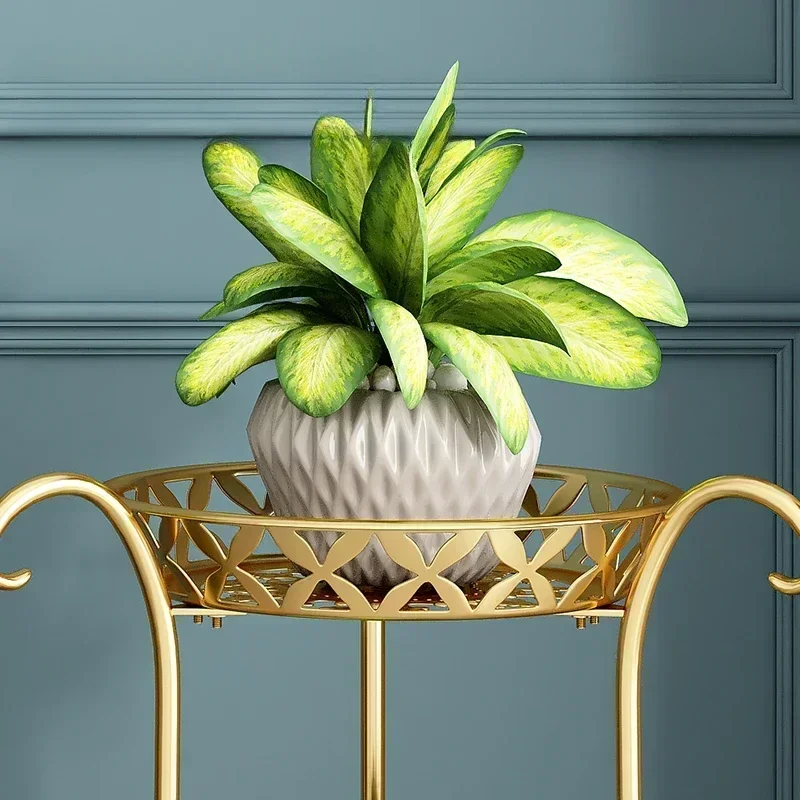 Multilayers Green Pineapple Storage Shelf, Iron, Hollowed-out Flower Rack, Scene Versatile , Garden Stand  Indoor