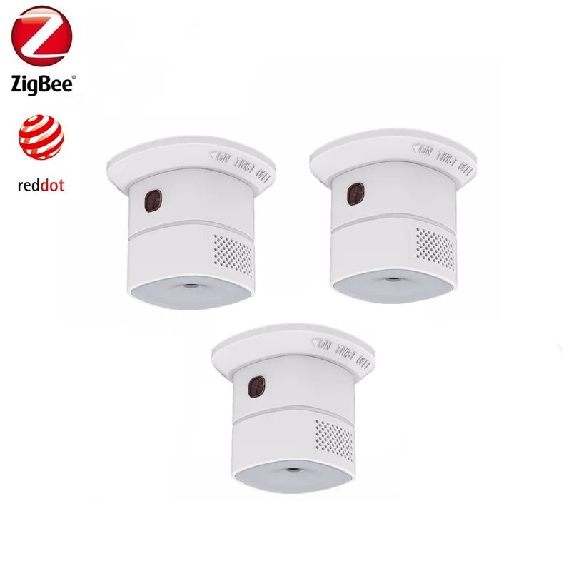 Bếp Sử Dụng Heiman Zigbee3.0 CO Cảm Biến Khí CO Báo Tương Thích Với Sonoff USB Miếng Dán Deconz Và Nhà Trợ Lý