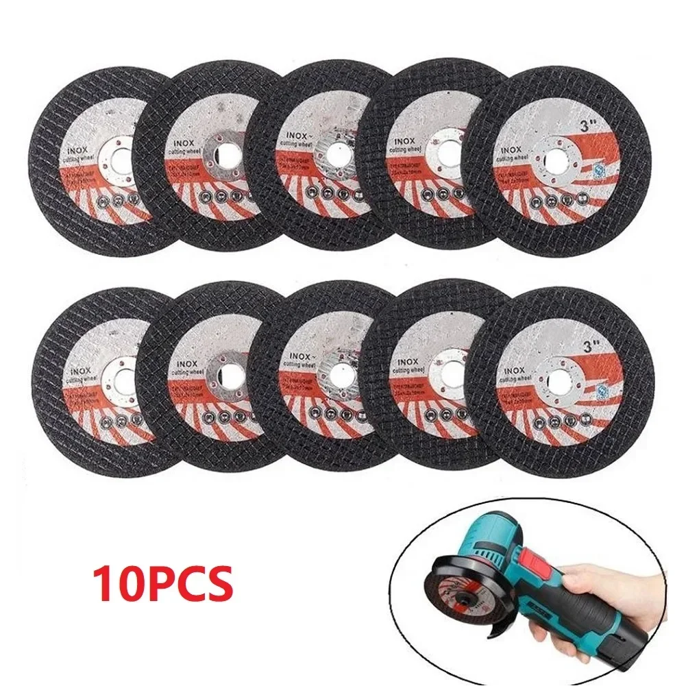 10 Chiếc Mini 75Mm Đĩa Cắt Hình Tròn Nhựa Đá Mài Cho Máy Mài Góc Đánh Bóng Đĩa Cắt Electic Cắt Tấm
