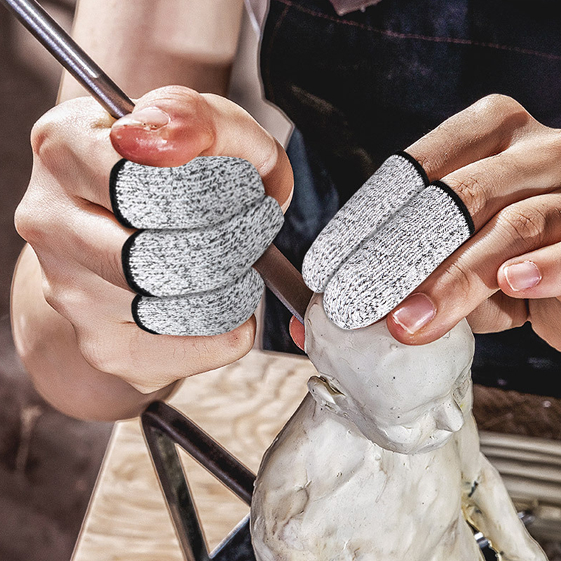 10 шт., многоразовые напальчники для защиты пальцев от порезов