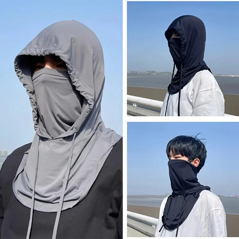 Cappuccio rinfrescante leggero da 360 gradi Maschera protettiva per protezione solare, per attività all'aperto, pesca, surf, nuoto,