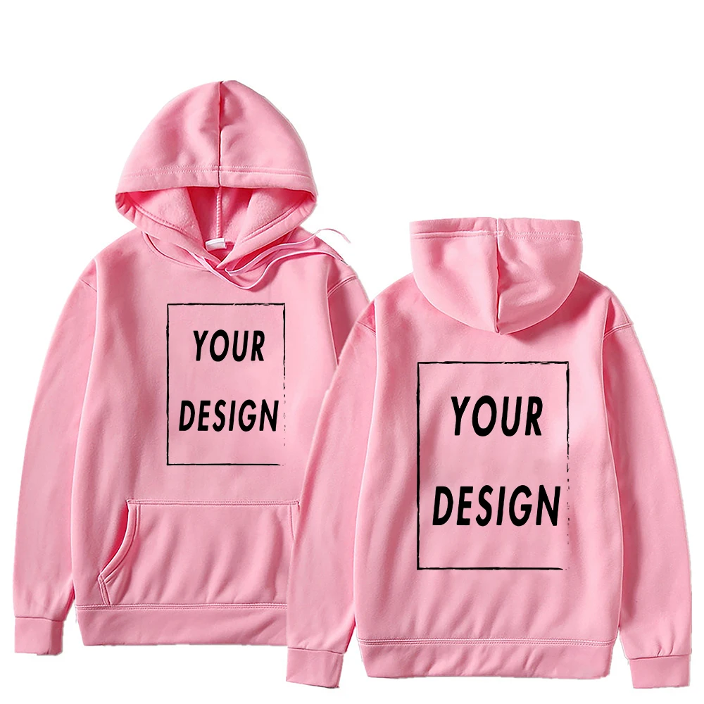 Ihr eigenes Design, Markenlogo/Bild, personalisierbar, überall, für Männer und Frauen, DIY-Kapuzenpullover, Sweatshirt, lässig, Kapuzenpullover, modisch, neu