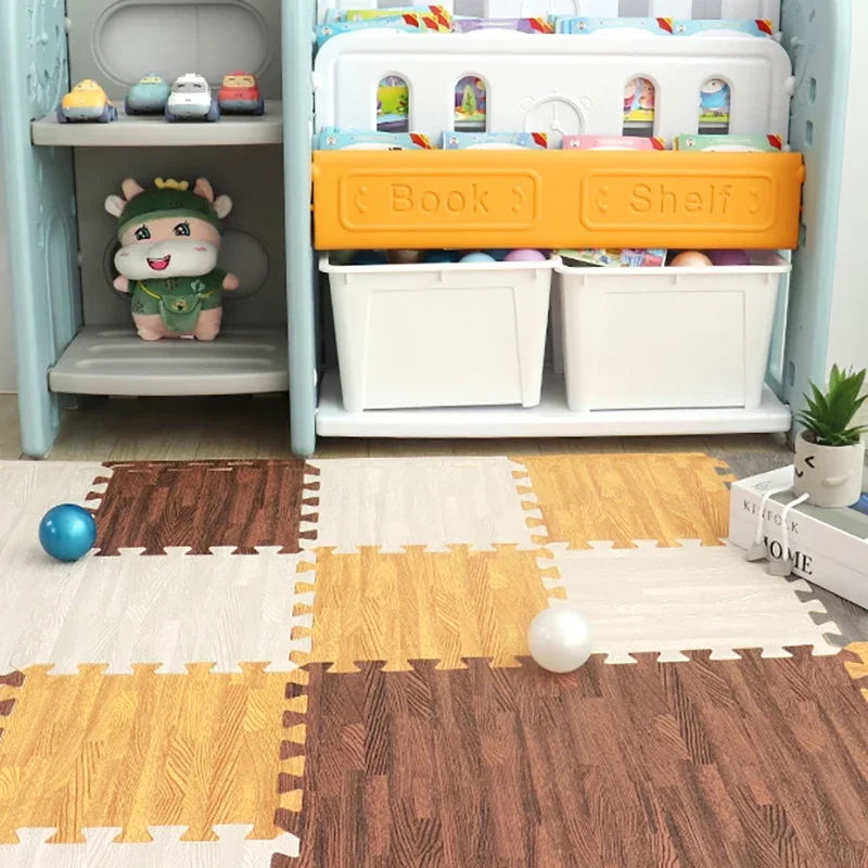 Tapete quebra-cabeça floobaby roomliving quarto impermeável antiderrapante emendado tapete móveis decoração do quarto do bebê