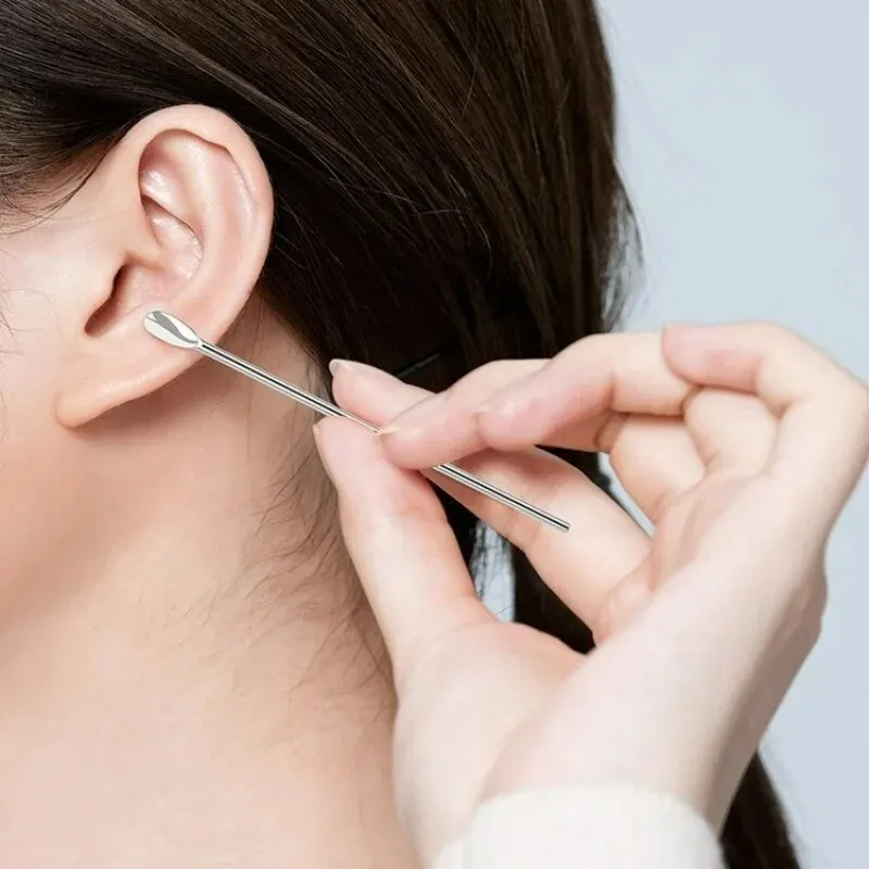 Oorpluk Zesdelige set Oorreiniging Oorplukken Earpick Handig Draagbaar Draagbaar Oorpluk Huishoudelijk Draagbaar voor volwassenen