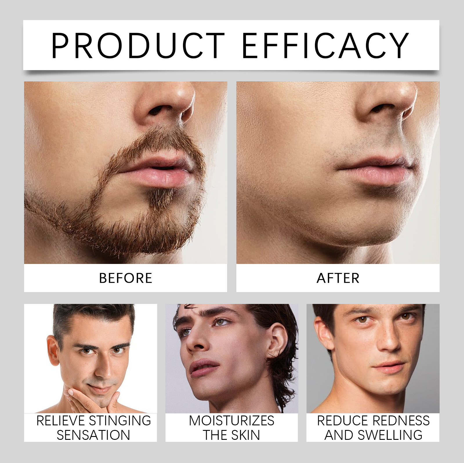 East Moon Deep Moisturizing Aftershave Spray Efficient Hydration Repair Soothe Beard Reduce Redness Swelling Non Greasy Soft