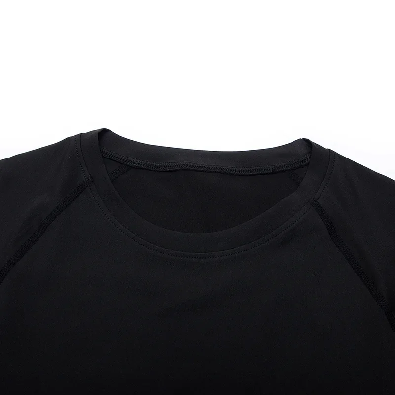 Spring and Summer Men's Rashgar Top Milk Silk Short-sleeved Bodybuilding Fitness Quick-drying Compression Tight T-shirt S-3XL