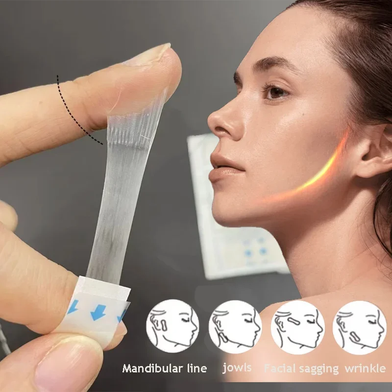 30/20/10 hojas V Lift pegatina facial maquillaje Invisible adhesivo Lift cara cinta parche delgado pegatina transpirable levantamiento apretar la barbilla