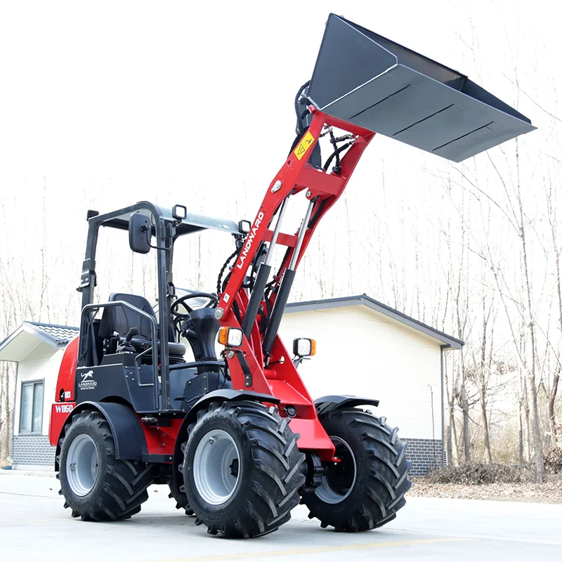 Mini loader with high efficiency and good maneuverability wheel loader  CE EPA Front End Type Wheel Mini Loader Customized