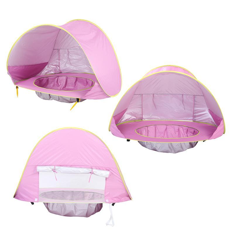 Baby beach tent  Waterproof Sun Shelter UV-protecting Sunshelter with Pool Kid Outdoor Camping Sunshade Beach sunshelter UPF 50+