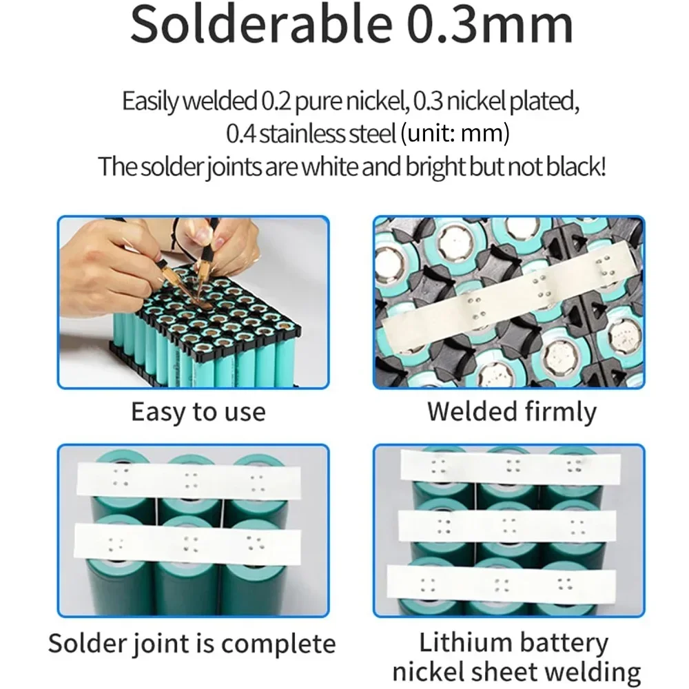 0,3mm Punkts chweiß gerät Nickel Farad Kondensator DIY Energie speicher blatt Home Schweißen Doppel puls lot Lithium batterie Schweißen